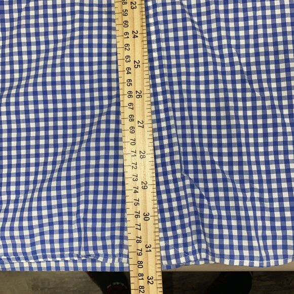 Ralph Lauren Golf Men’s Tilden Button Down Shirt Size L Blue Plaid - Picture 5 of 6